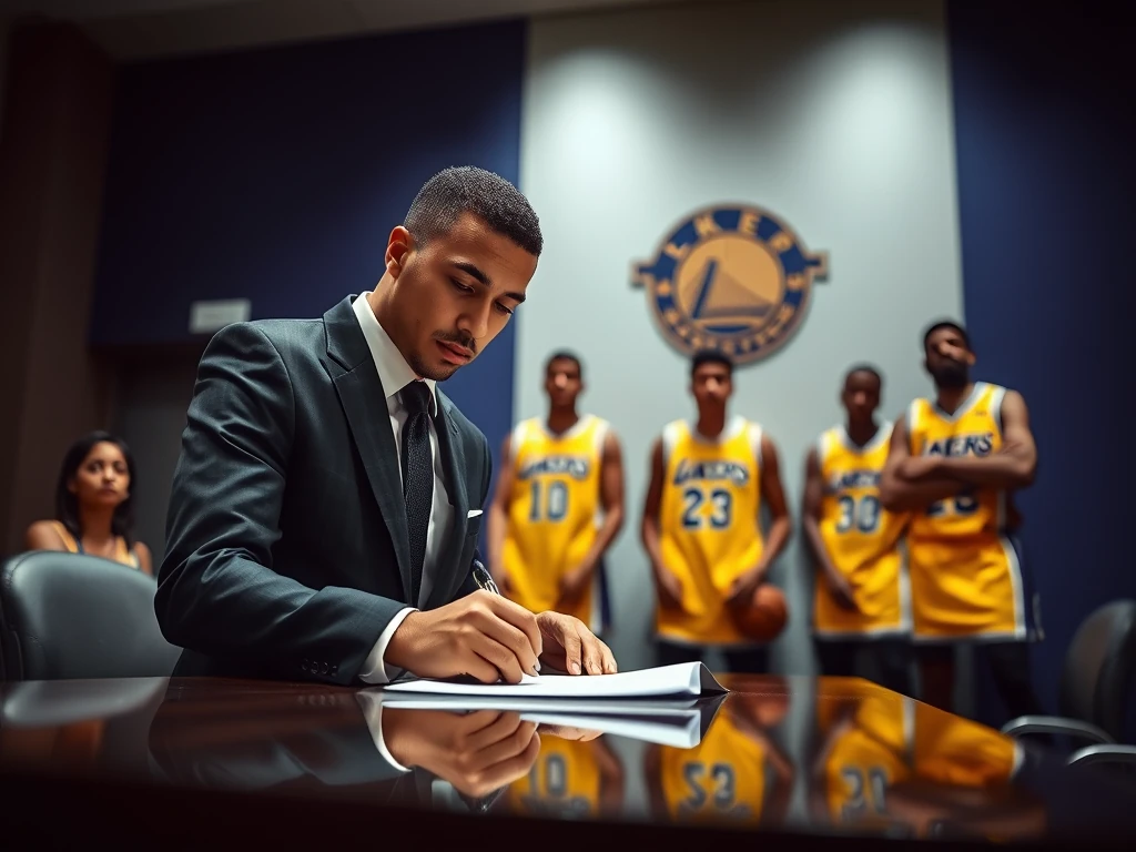 The Los Angeles Lakers are poised to re-sign **Austin Reaves**, but an unexpected rival threatens to complicate negotiations