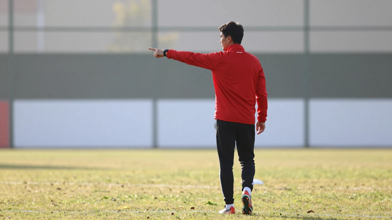 El técnico Jagoba Arrasate dirigió su primer entrenamiento este miércoles en Tajonar, con 150 espectadores, preparando el...