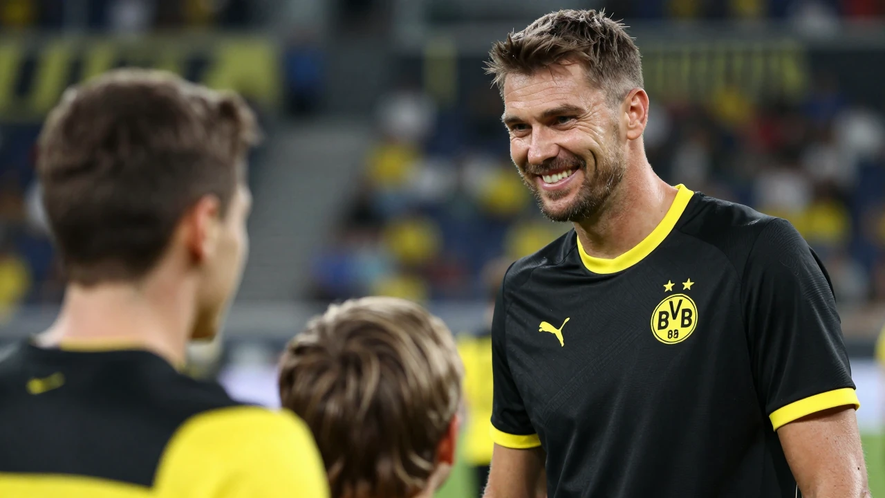 Borussia Dortmunds Profis und ihre Familien feiern einen Tag lang gemeinsam