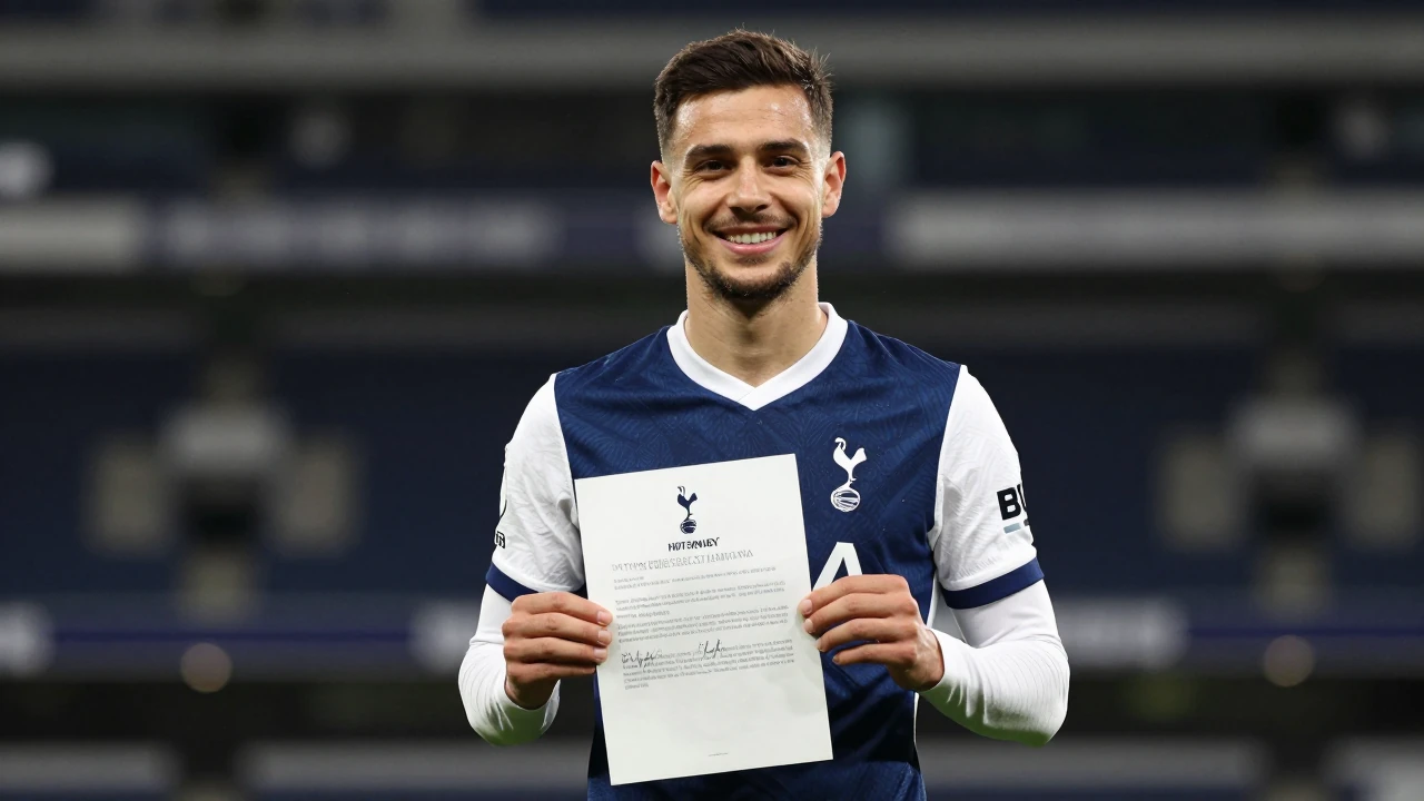 Tottenham Hotspur has signed Scotland defender Andrew Robertson from Liverpool