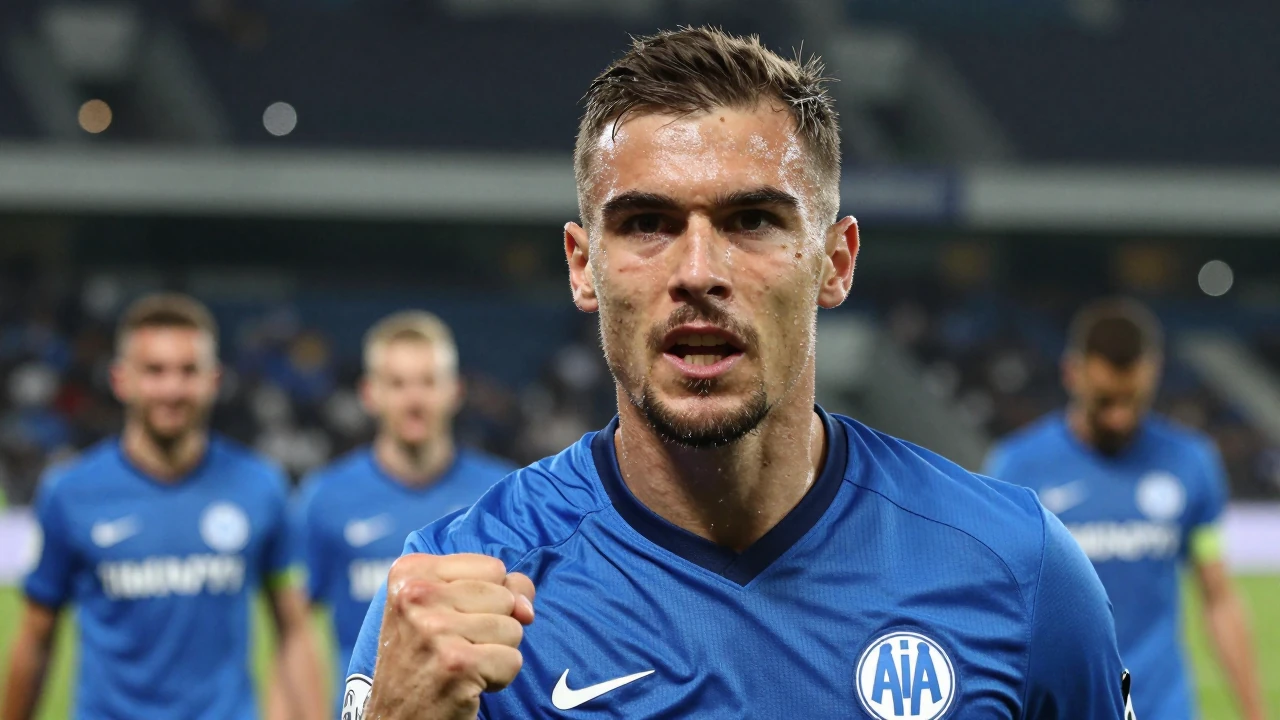 AA Gent behaalde een 3-0 zege op Cercle Brugge en blijft met een perfecte reeks van vijftien overwinningen alleen aan de...