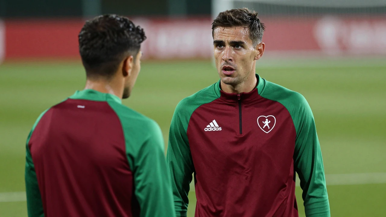 Michael-John Valentino Kamson-Kamara, a young Englishman, made his Heart of Midlothian debut in the Europa League...