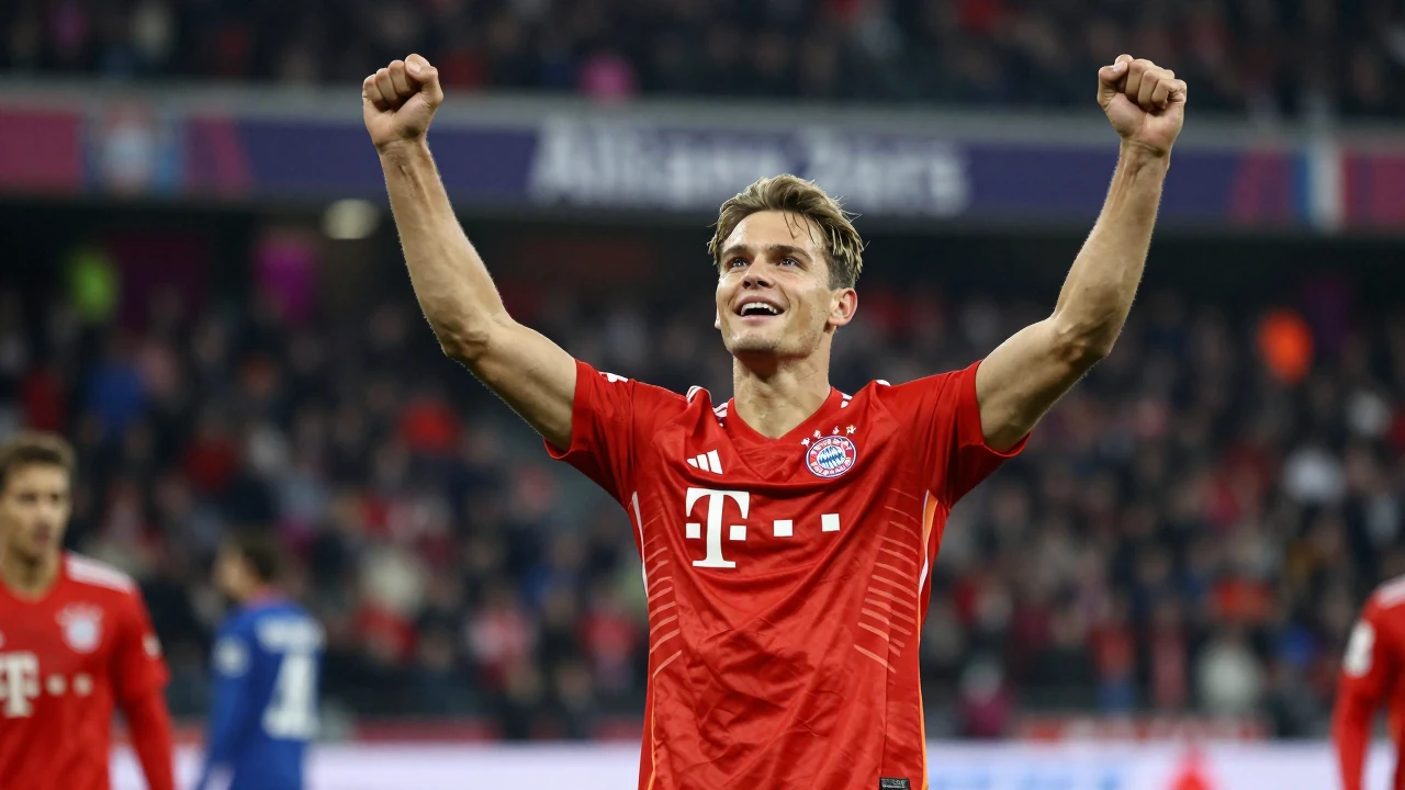 A Reuters photo recalls Hamburger SV's 8-0 loss at Bayern Munich in February 2017, featuring Robert Lewandowski and...