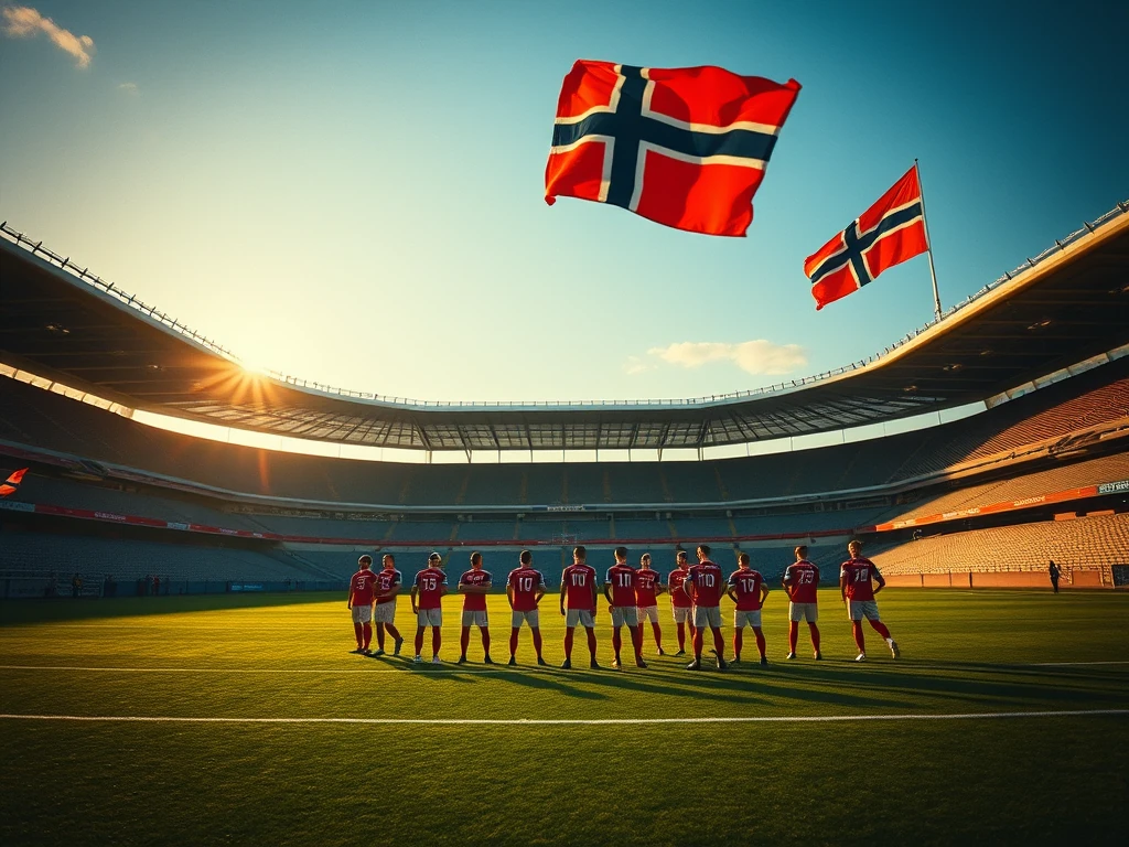 Norge nationalfotballlaget feirer VM-kvalifiseringen med en stor markering på Rådhusplassen i Oslo