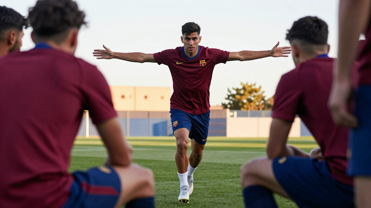 El plantel del Barça y el técnico Hansi Flick compartieron una comida de equipo en la Ciutat Esportiva para fortalecer la...