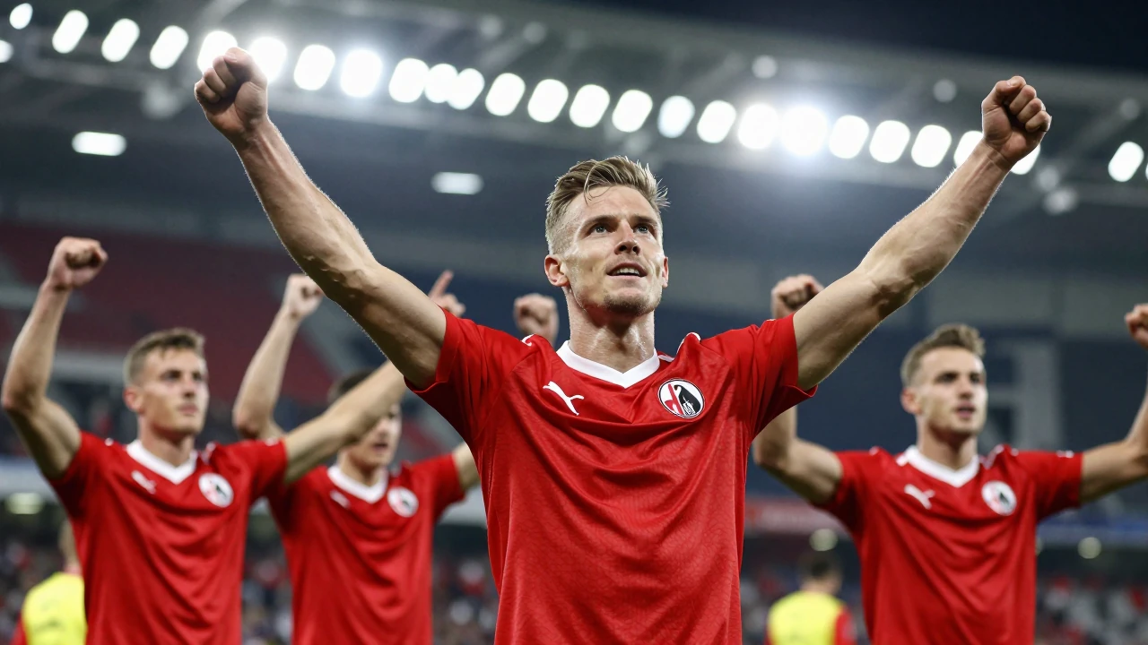 SC Freiburg erreicht mit einem 4:1-Heimsieg gegen Motherwell (7:2 Gesamt) die Gruppenphase der Conference League