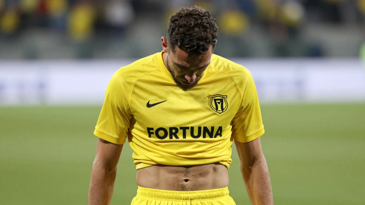 Fortuna Sittard played most of the match with ten men after an early red card for Ole Romeny, losing 2-0 to AZ who...