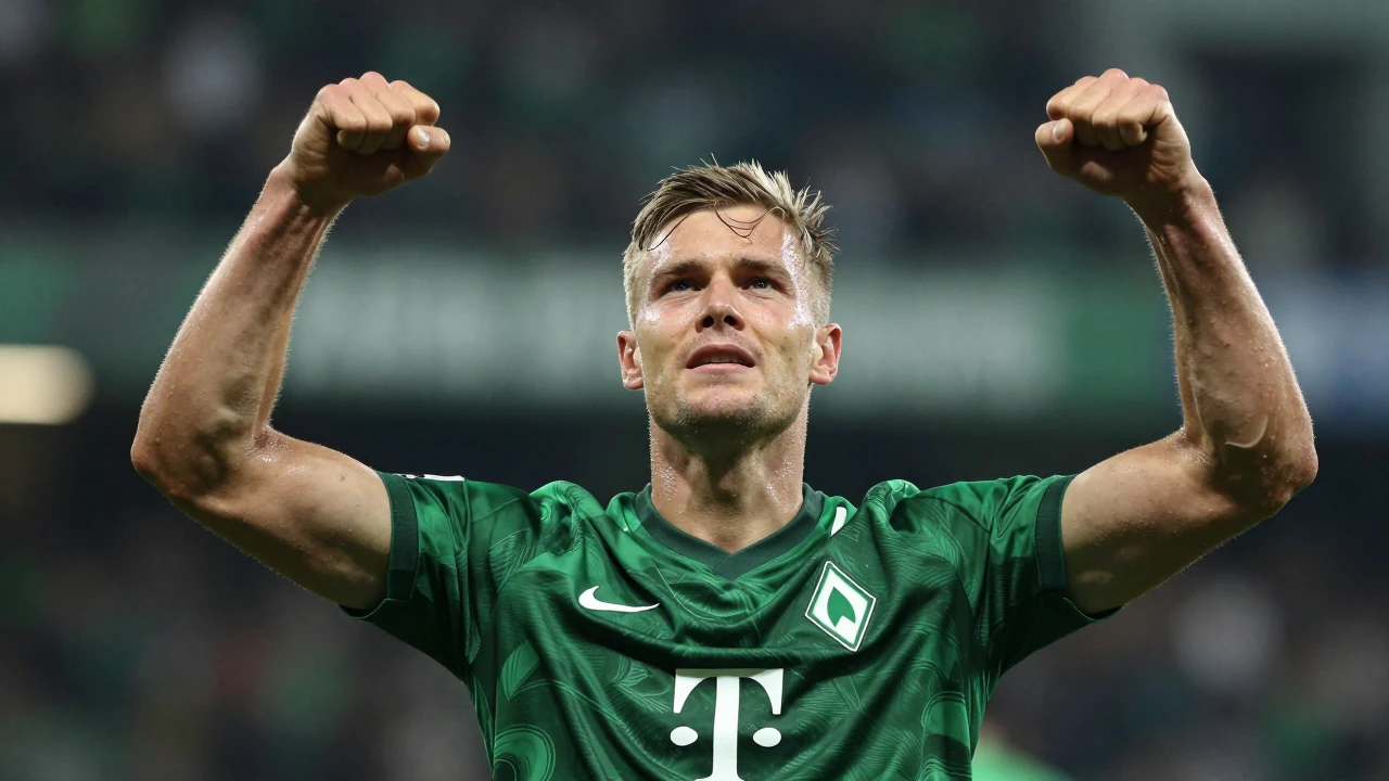 Werder Bremen feiert nach dem Saisonauftakt einen emotionalen 3:1-Heimsieg gegen RB Leipzig, angetrieben von Toren der...