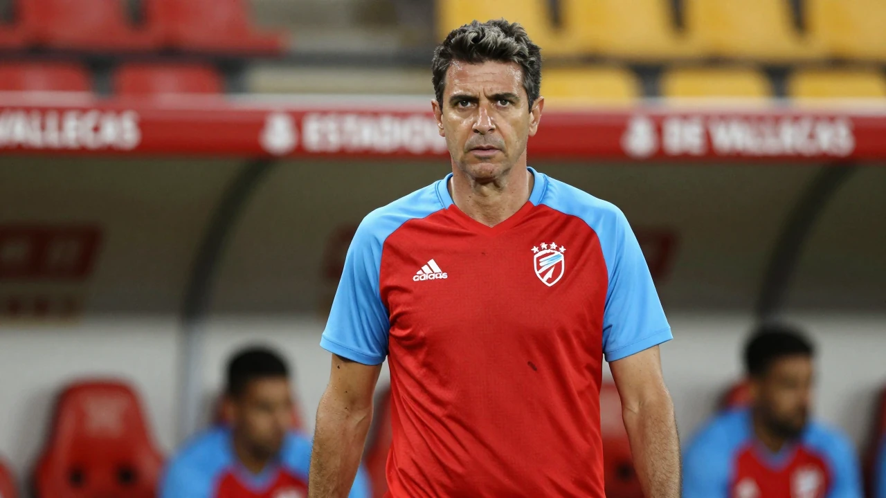 Luís Castro, entrenador del Levante UD, habla sobre el partido ante Rayo Vallecano y la importancia de mantener la...