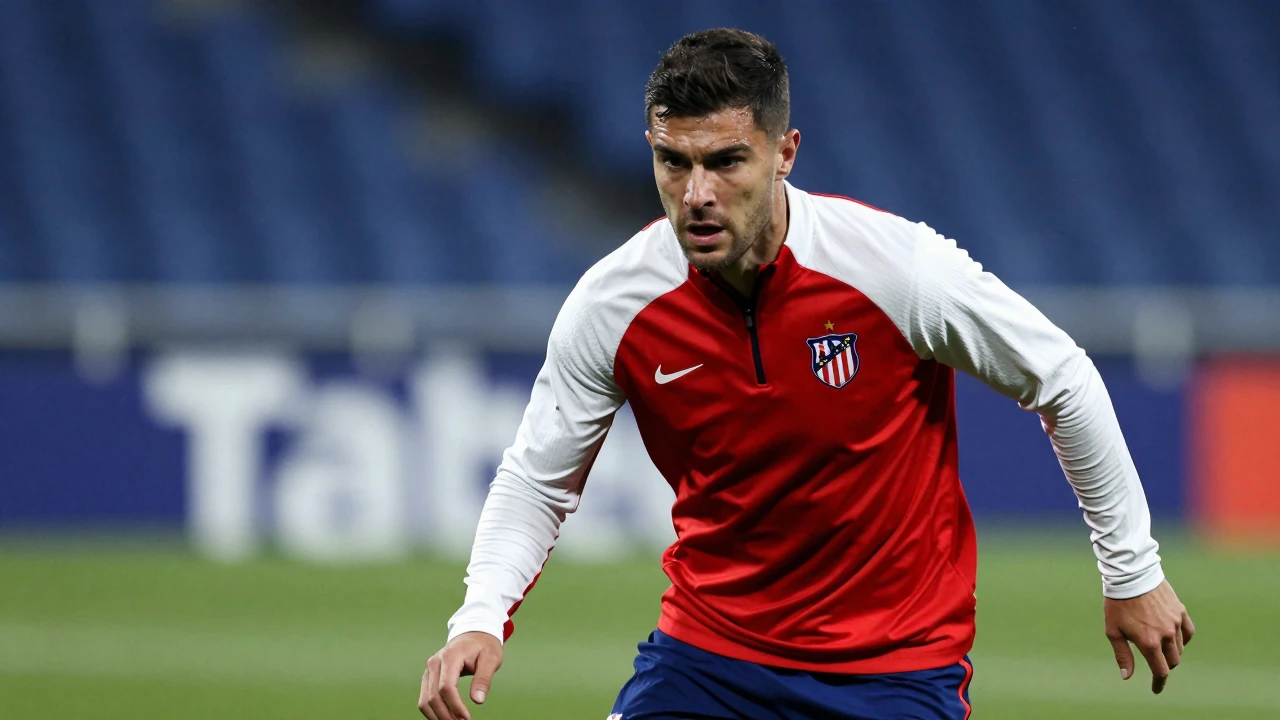 El lateral Yuri Berchiche fue una pieza fundamental en la defensa del Athletic Club durante el empate ante el Atlético de...