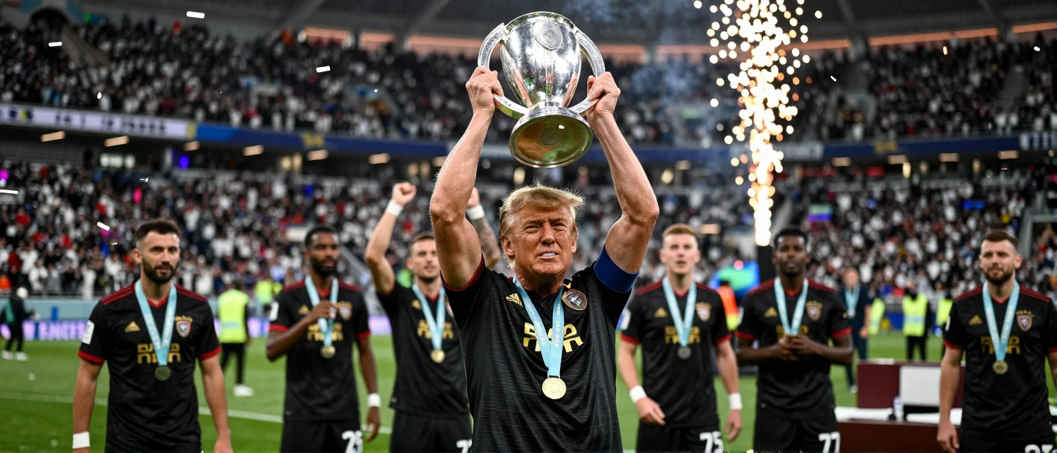 Deutschland: Der US-Präsident Donald Trump und der FIFA-Präsident Gianni Infantino wurden beim WM-Finale mit Pfiffen begrüßt