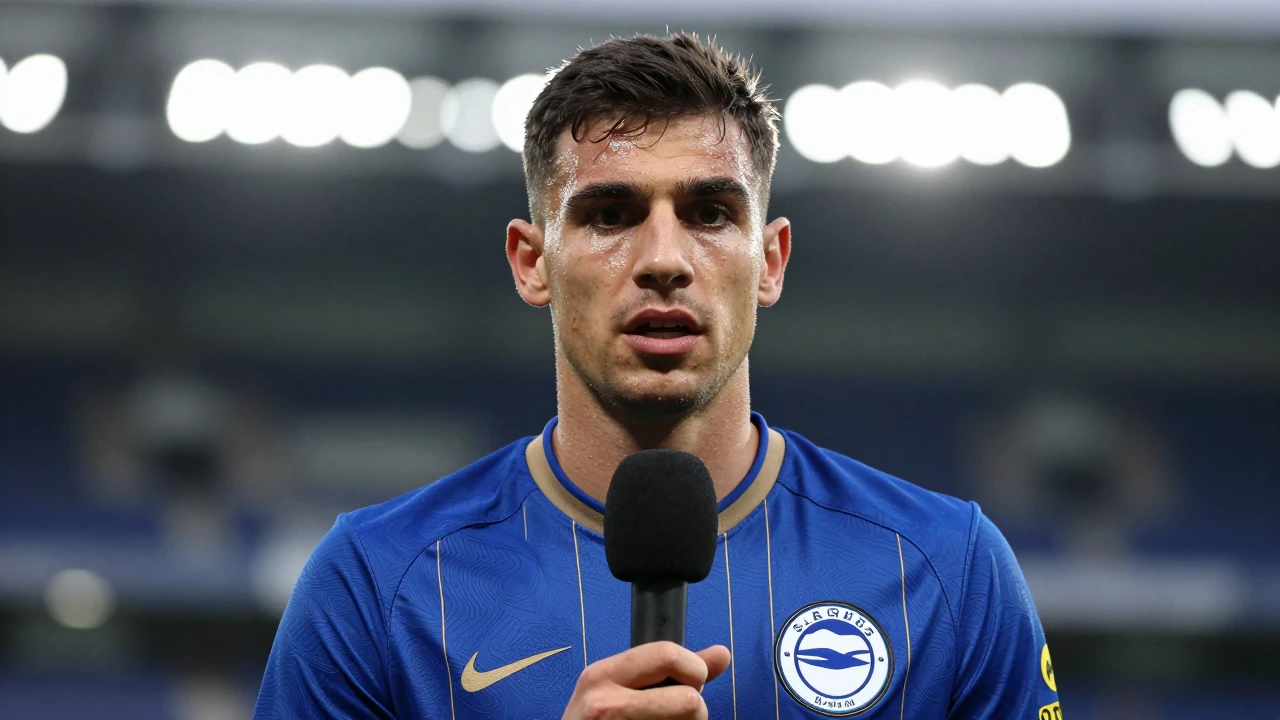Brighton & Hove Albion manager Fabian Hürzeler gives an update on the injury of winger Yankuba Minteh after their 3-0 win...
