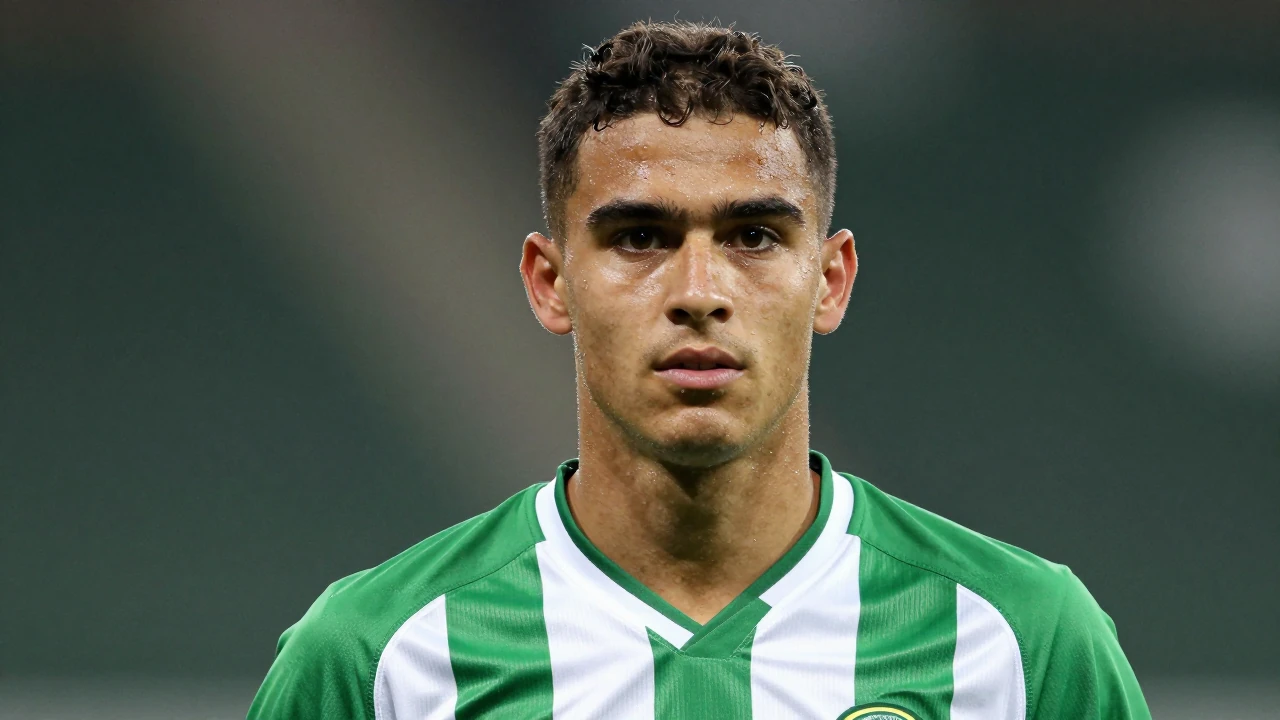 El lateral izquierdo Jorge Salinas, vinculado con Manchester United y Atlético de Madrid, permanece en Racing Santander...