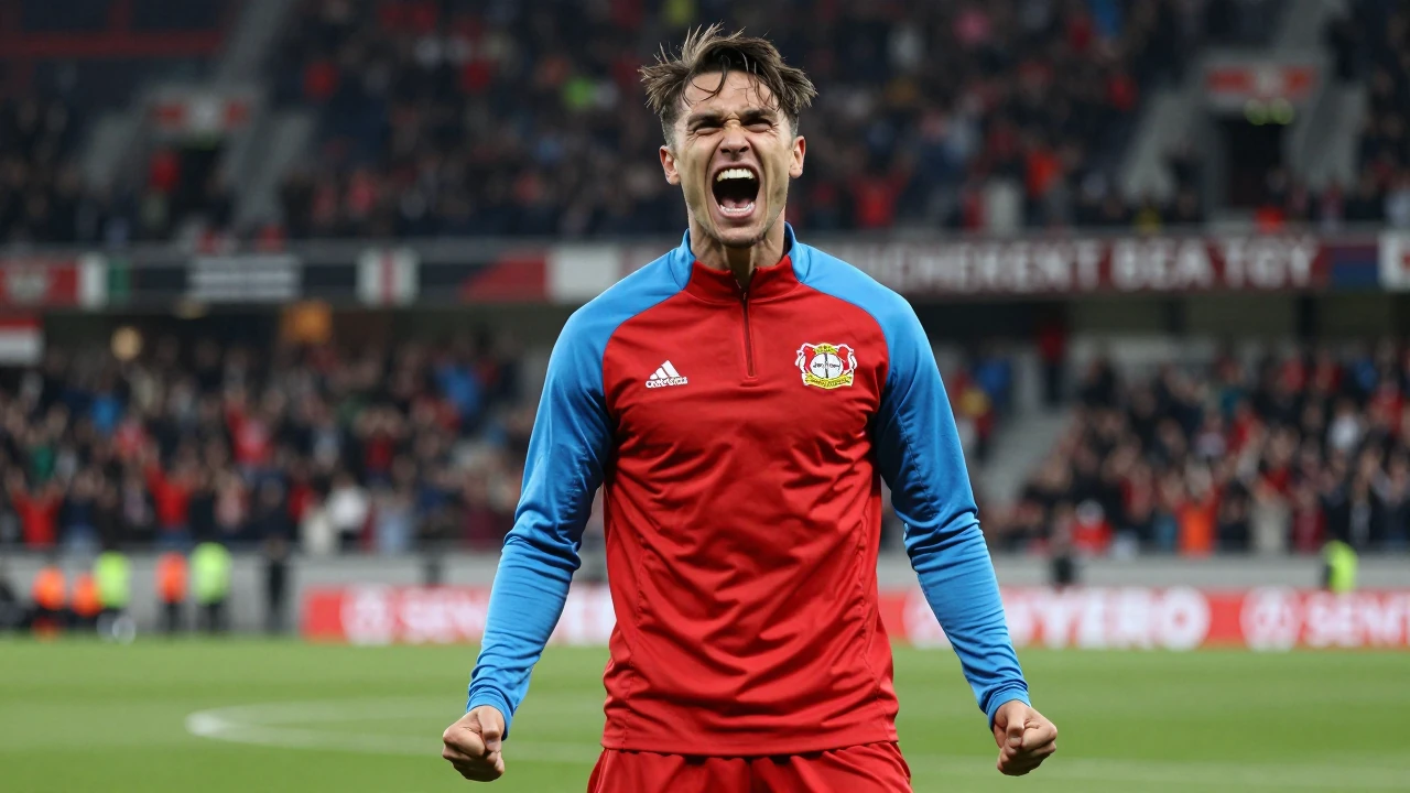 Nathan Tella scored his first goal of the season as Bayer Leverkusen won 4-0 against Wehen Wiesbaden in the DFB-Pokal on...