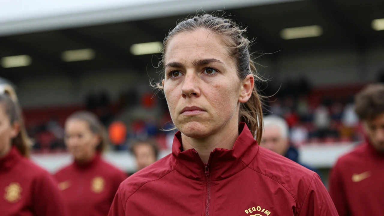 A licensable Reuters Connect photo captures Union Berlin head coach Marie-Louise Eta during the Bundesliga match against...