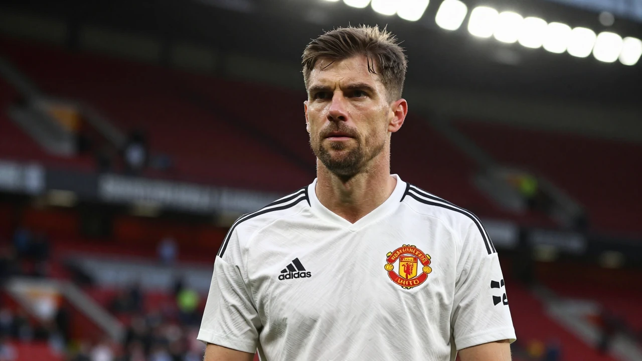Manchester United announces the launch of its 2026/27 adidas third kit on 14 August, featuring off-white, green and...