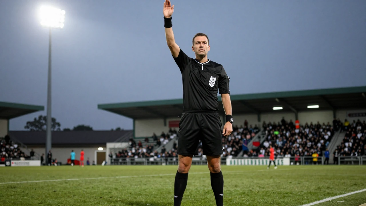 John Beaton will officiate Falkirk's home match against Hearts on Tuesday, his first Hearts game since a controversial...