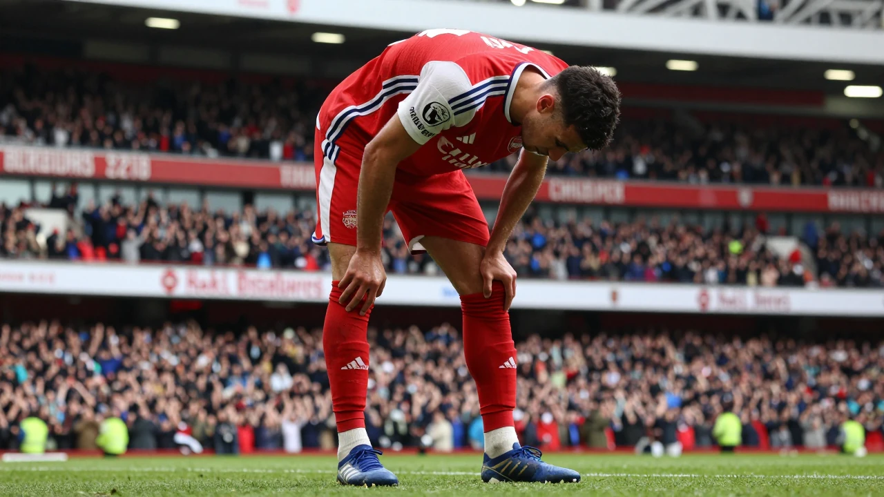 Arsenal's nine-match Premier League winning streak was emphatically ended by a 3-0 home loss to Brighton, dropping them...