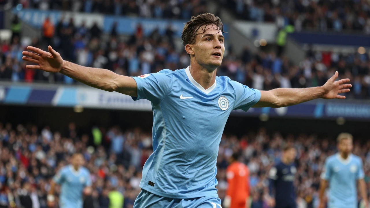 Manchester City defeated Crystal Palace with Erling Haaland netting a double, continuing their 100% league record and...