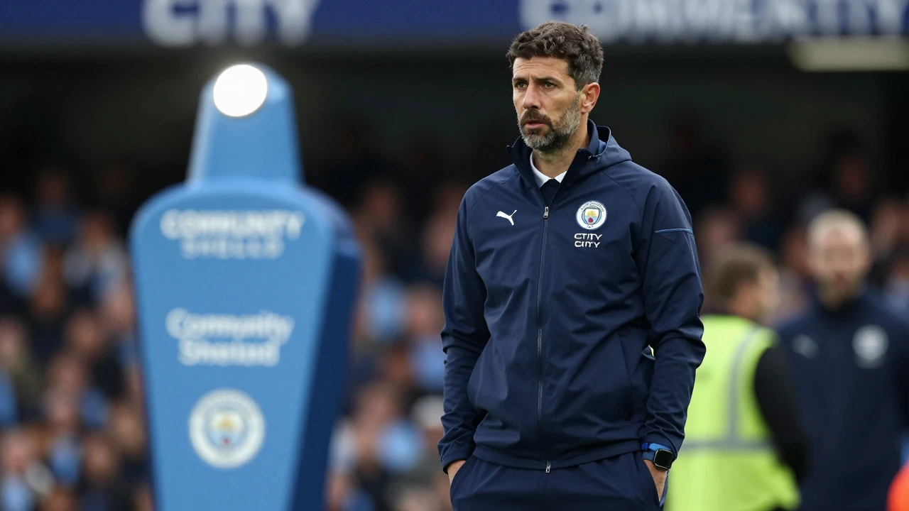 Manchester City face Arsenal in the FA Community Shield, seeking to stop the Gunners' title defense