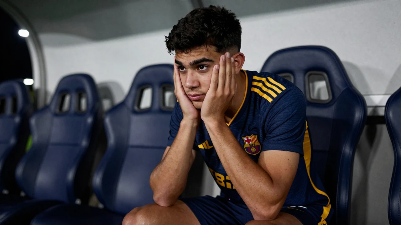 El lateral izquierdo del Barcelona, Alejandro Balde, no ha jugado aún en La Liga esta temporada pese a decidir quedarse...