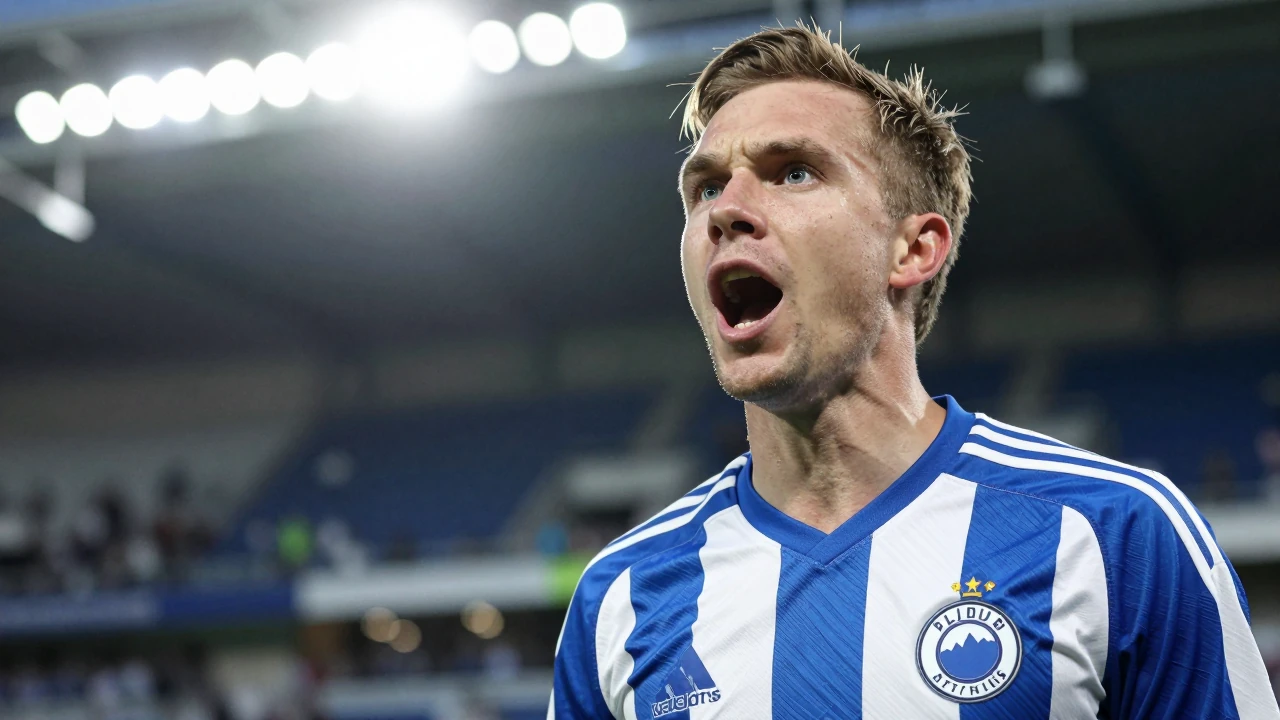 En bild från Reuters Connect fångar Djurgårdens supportrar under Allsvenskan-matchen mot IFK Göteborg i 3Arena i november...