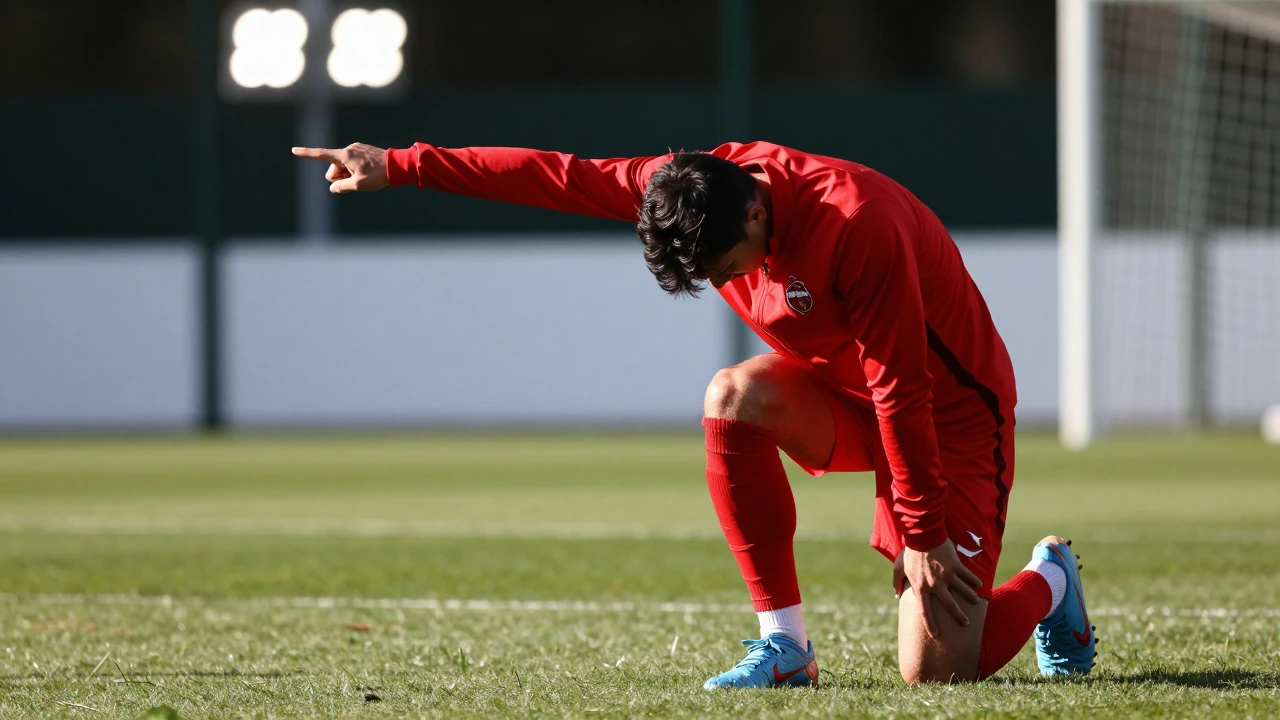 Former Burnley manager Vincent Kompany is in hospital after collapsing during a Bayern Munich training session, with his...