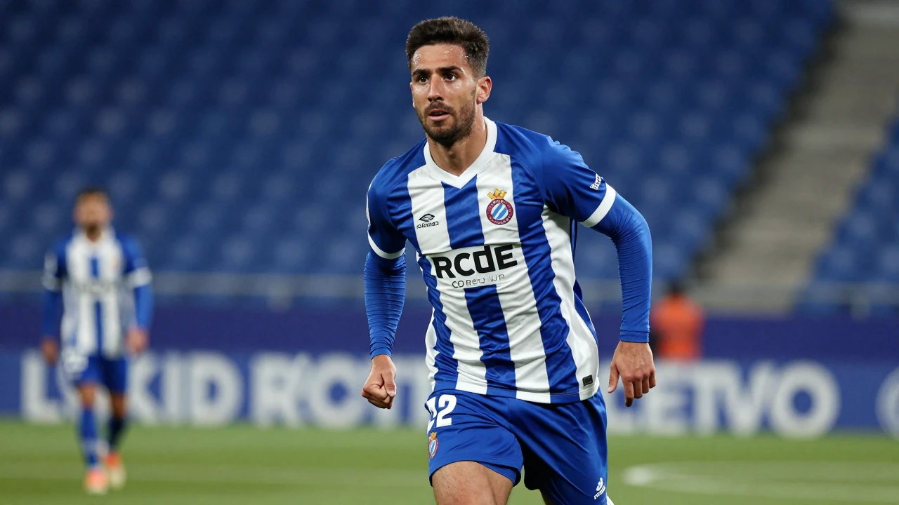 Un partido de LaLiga EA Sports entre el RCD Espanyol y el Real Madrid CF en el RCDE Stadium en mayo de 2026 fue capturado...