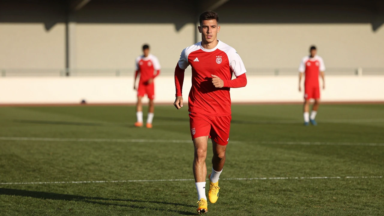 Exeter City defender Ed Turns is back in training after a double hip operation that has kept him out since February...