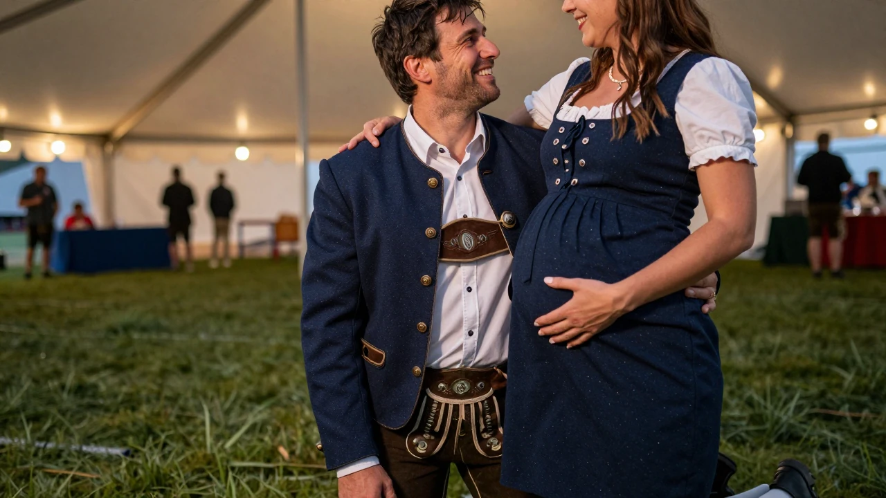 Der ehemalige Bayern-Star Lúcio genoss das erste Wiesn-Wochenende mit seiner schwangeren Frau Marilia und traf dort auf...