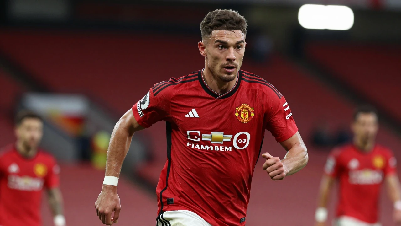 Manchester United win the Boyle Sports Cup in Dublin with a penalty shootout victory over Leeds United, with Noussair...