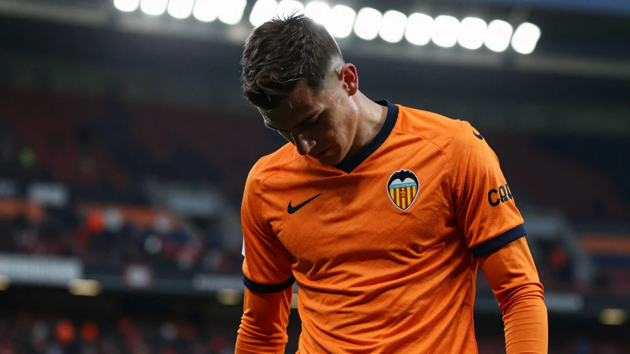 Valencia Club de Fútbol lost 0-1 to Real Betis at Mestalla, a goal from Pablo García leaving the club 15th in La Liga