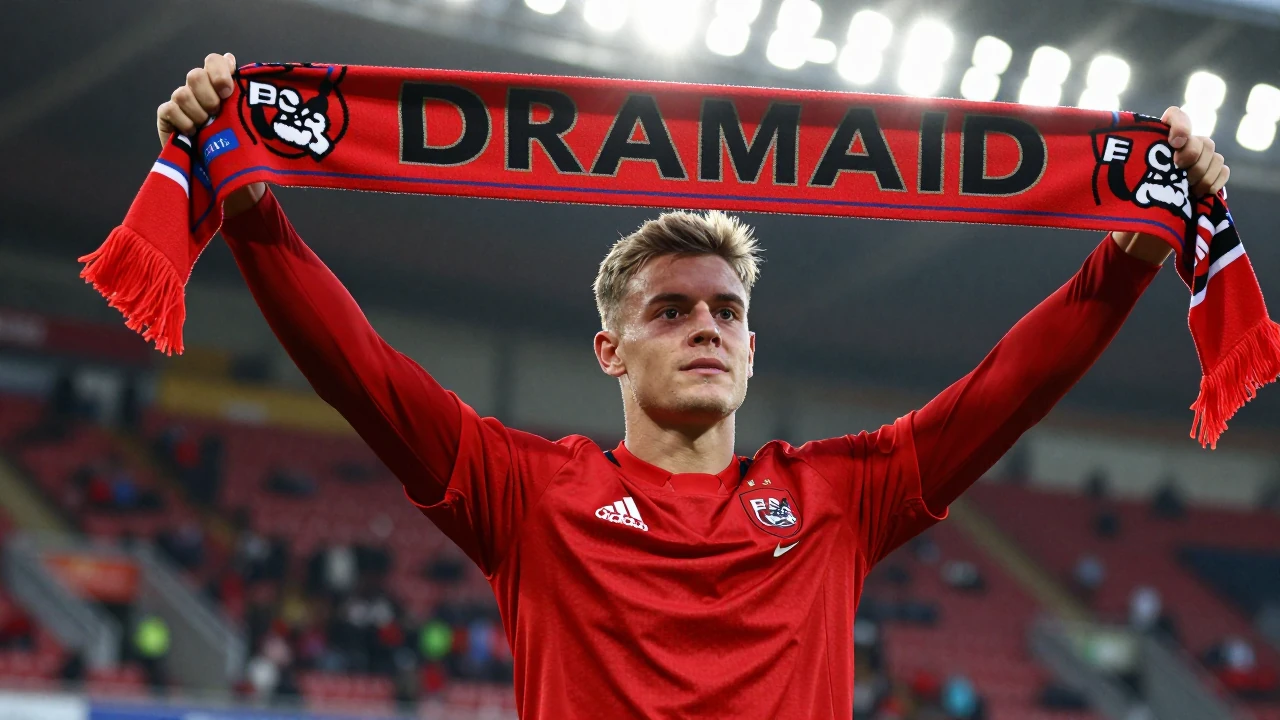 Galatasaray'ın da gündemine gelen 21 yaşındaki Danimarkalı forvet Conrad Harder, Strasbourg'a transfer oldu