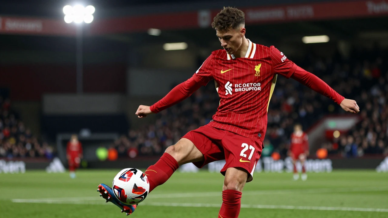 Liverpool F.C. receives an injury boost as new signing Jeremy Jacquet makes his debut, scoring a goal in the Reds'...