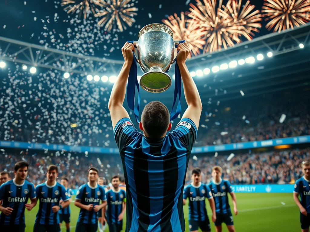 Bart Verhaeghe, voorzitter van Club Brugge, deelt zijn vreugde na de 20ste landstitel van de club. De spelers volgden de...