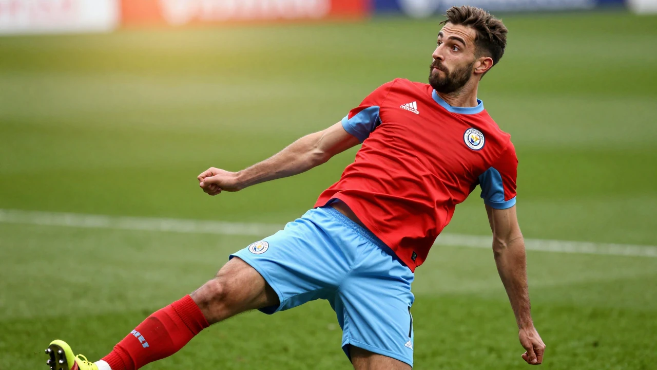 Bristol City striker Dom Ballard scored a back-heel volley against Birmingham City in the Championship, sending the ball...