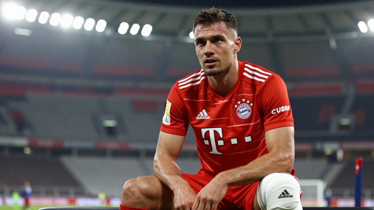 FC Bayern München's young star Lennart Karl experienced discomfort during his rehabilitation session, raising concerns...