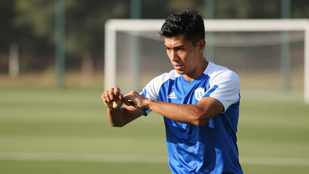 El lateral derecho Héctor Fort completó su primer entrenamiento con el primer equipo de la Real Sociedad tras su fichaje...