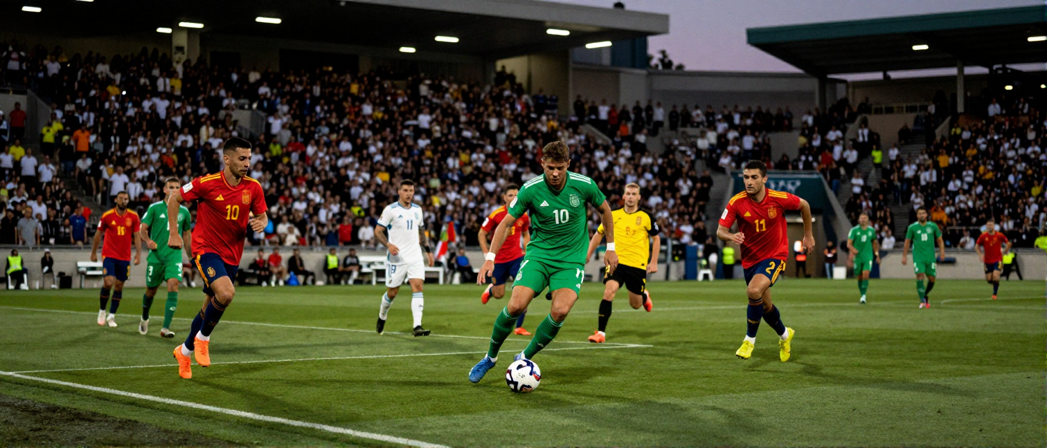 A Seleção Nacional enfrenta a Espanha em estádio lotado