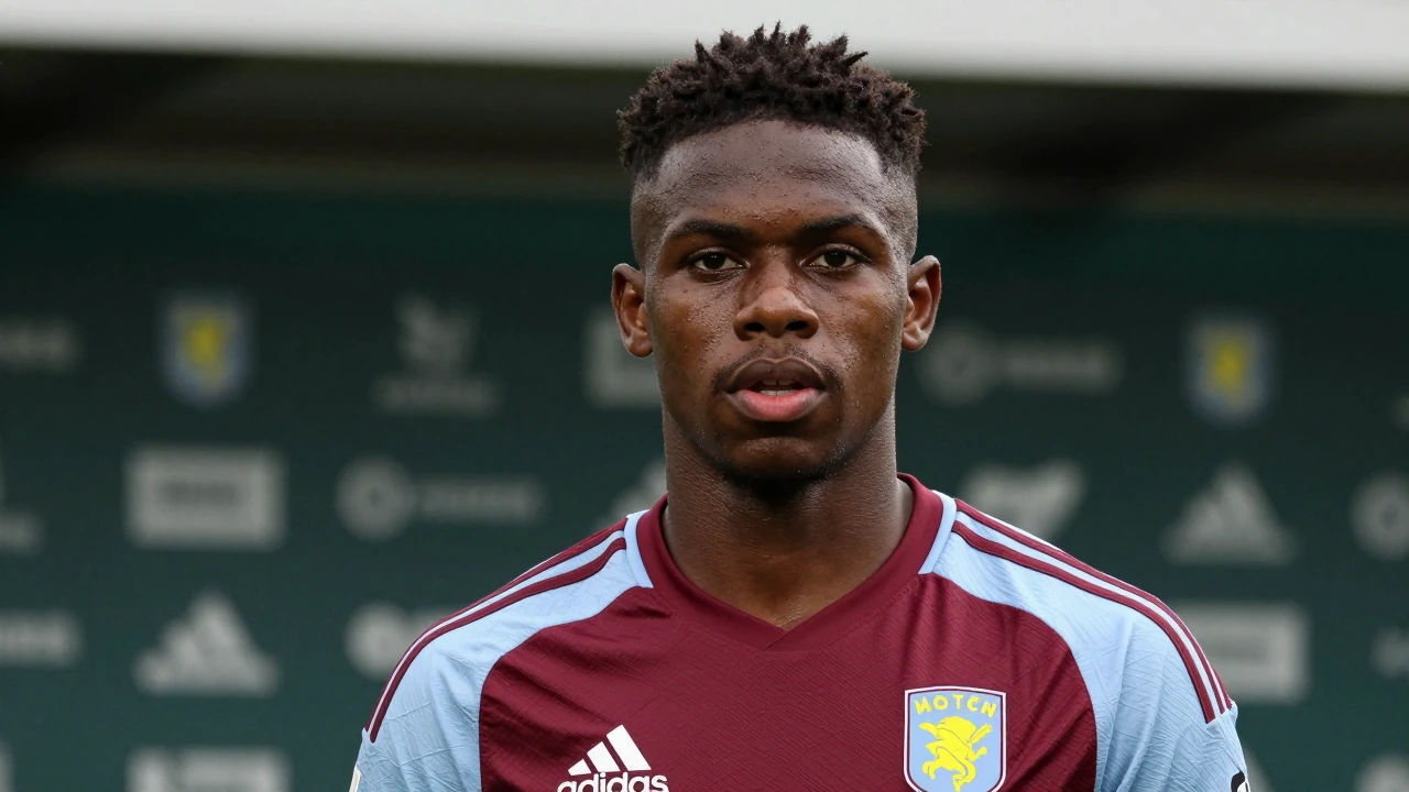 Aston Villa loanee Evann Guessand has rejoined Crystal Palace on a season-long loan deal, with the option to buy