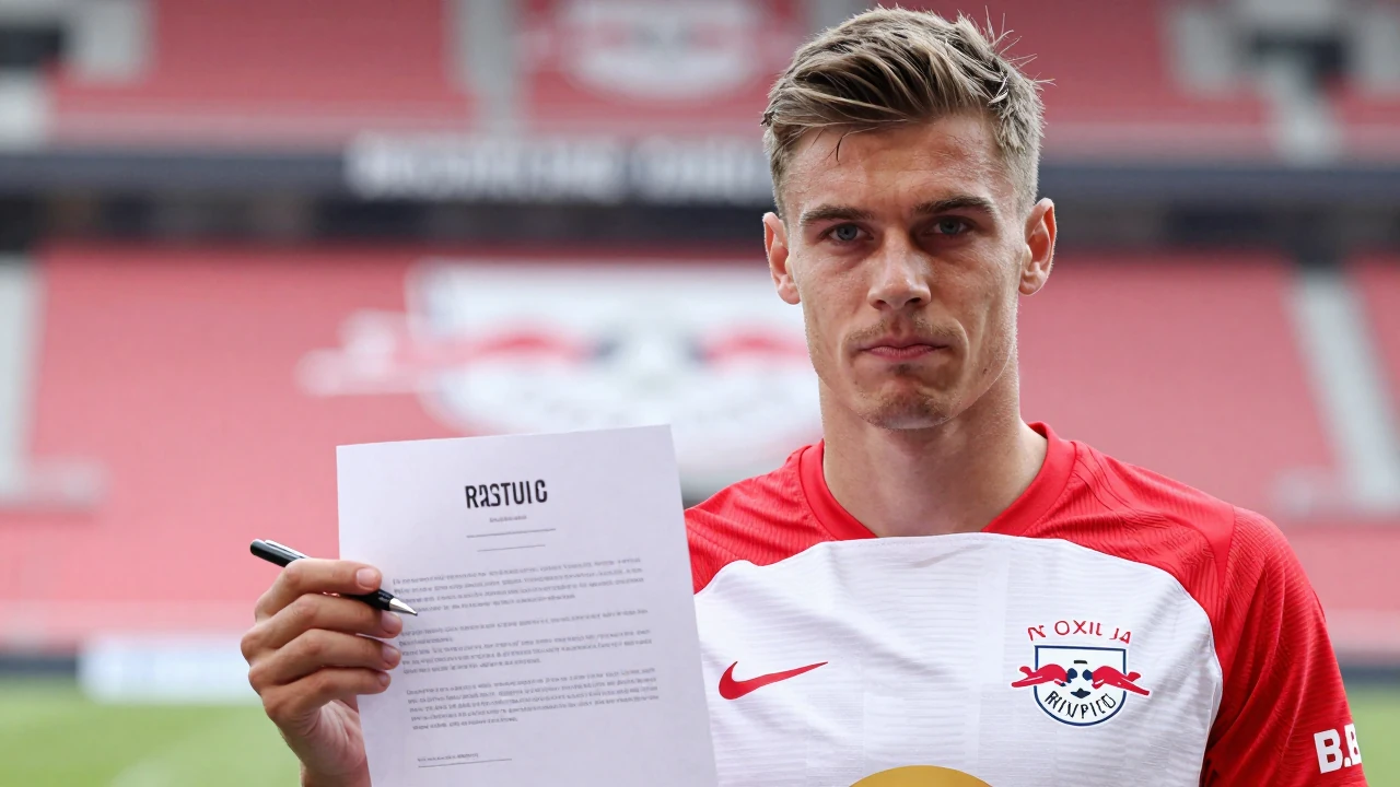 RB Leipzig verlängert den Vertrag mit Diego Moreira bis 2031