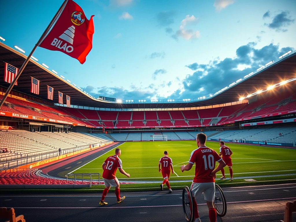 El Athletic Bilbao presenta un nuevo proyecto de deporte adaptado para personas en sillas de ruedas motorizadas con...