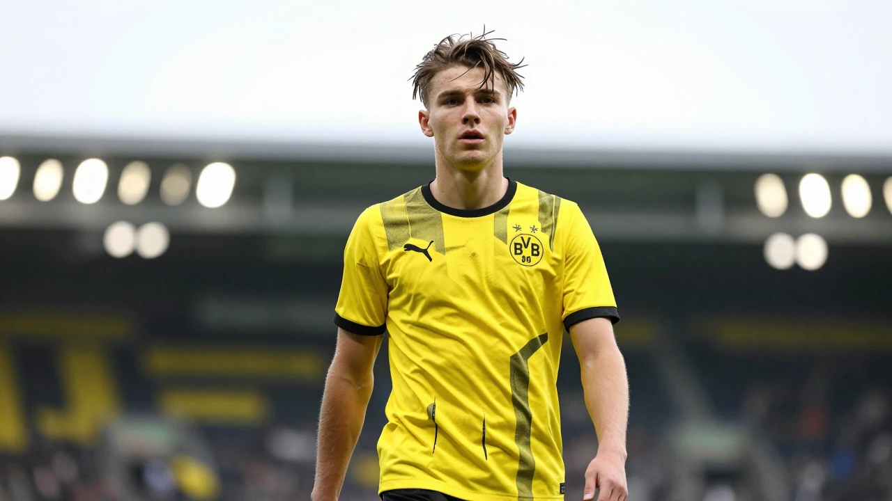Konstantinos Karetsas hat seine erste Trainingseinheit mit Borussia Dortmund absolviert