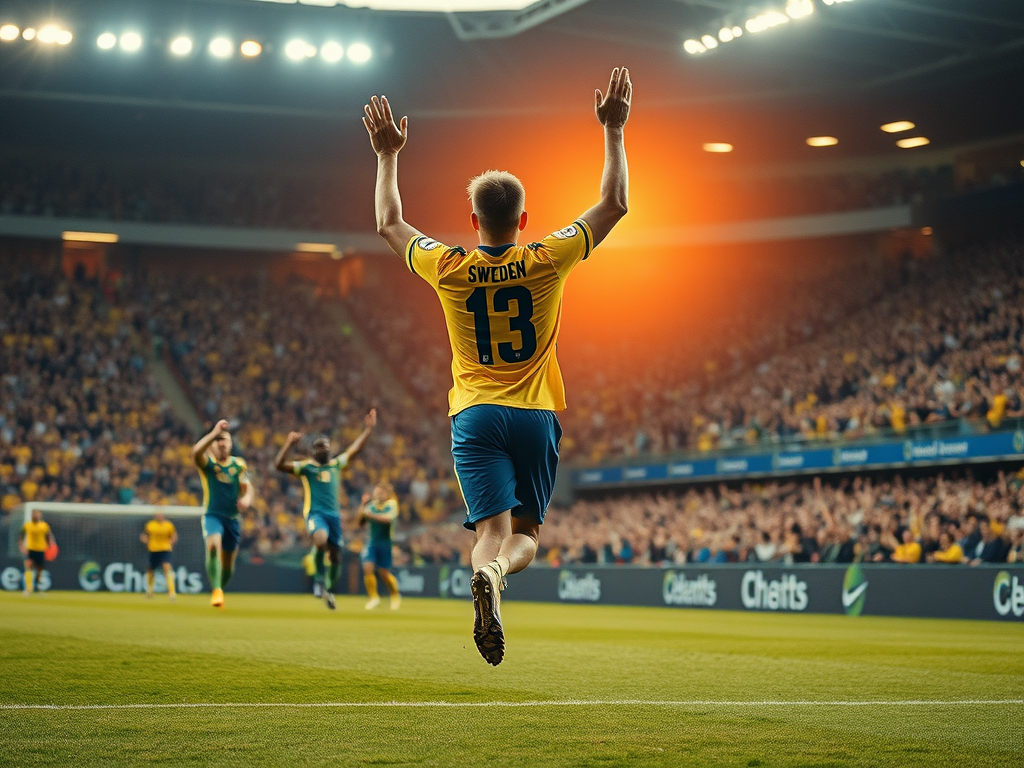 Sweden defeats Tunisia 5-1 in friendly match