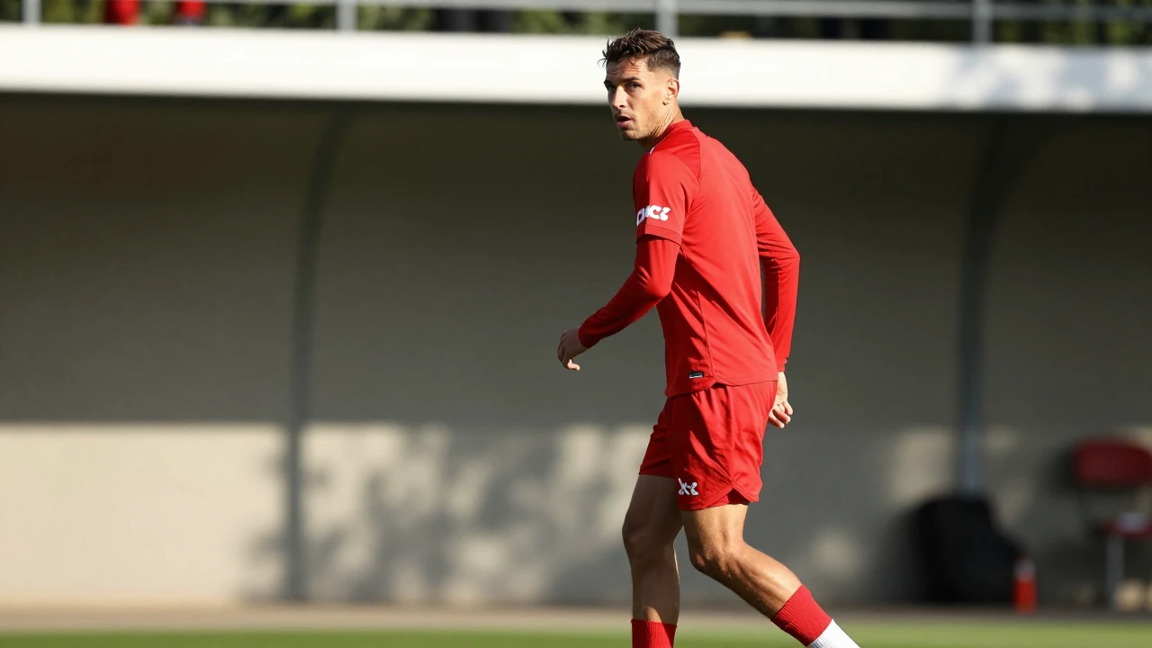 Bayer Leverkusens Trainer Carles Martínez rechnet mit der Rückkehr von Robert Andrich für das Bundesliga-Spiel bei der...