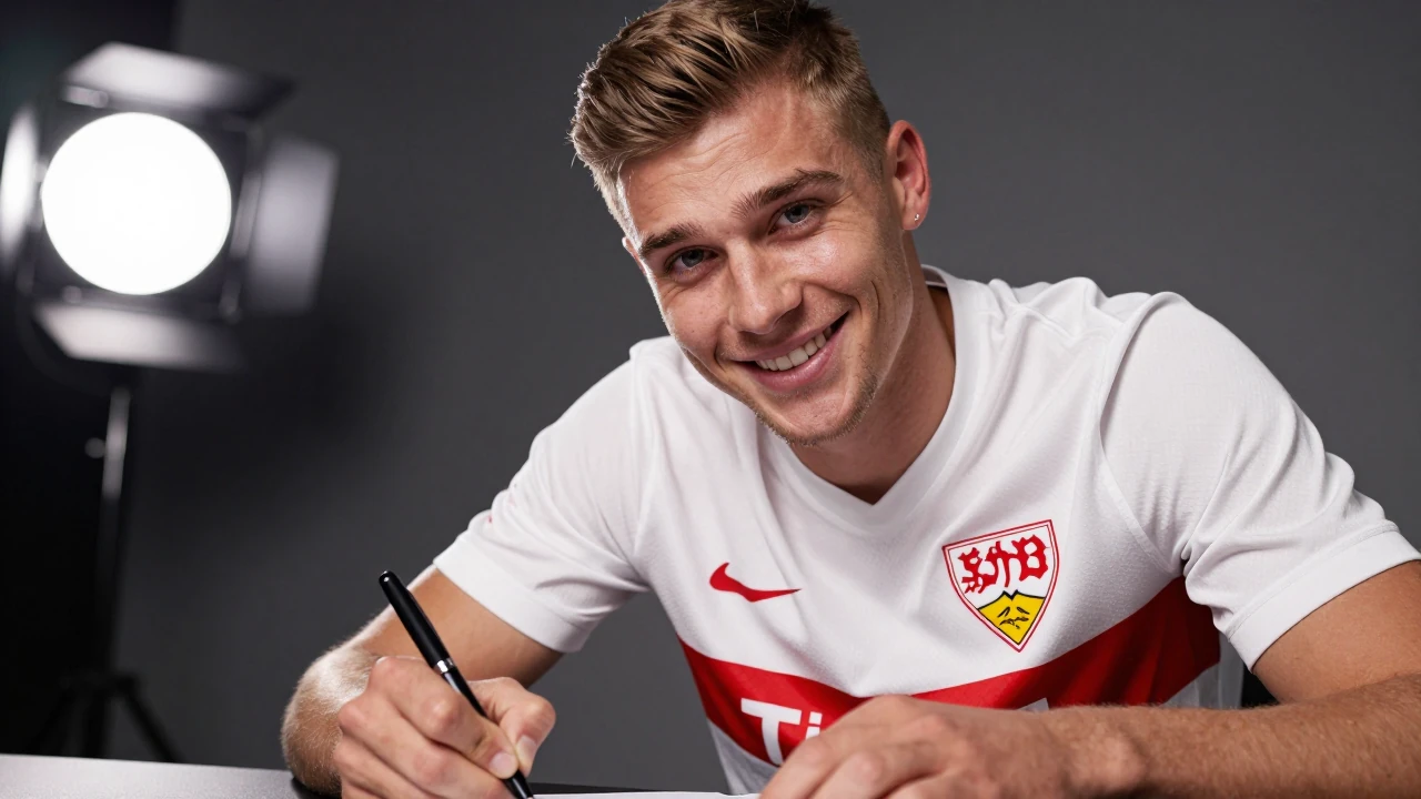 VfB Stuttgart verpflichtet Mittelstürmer Dzenan Pejcinovic bis 2031