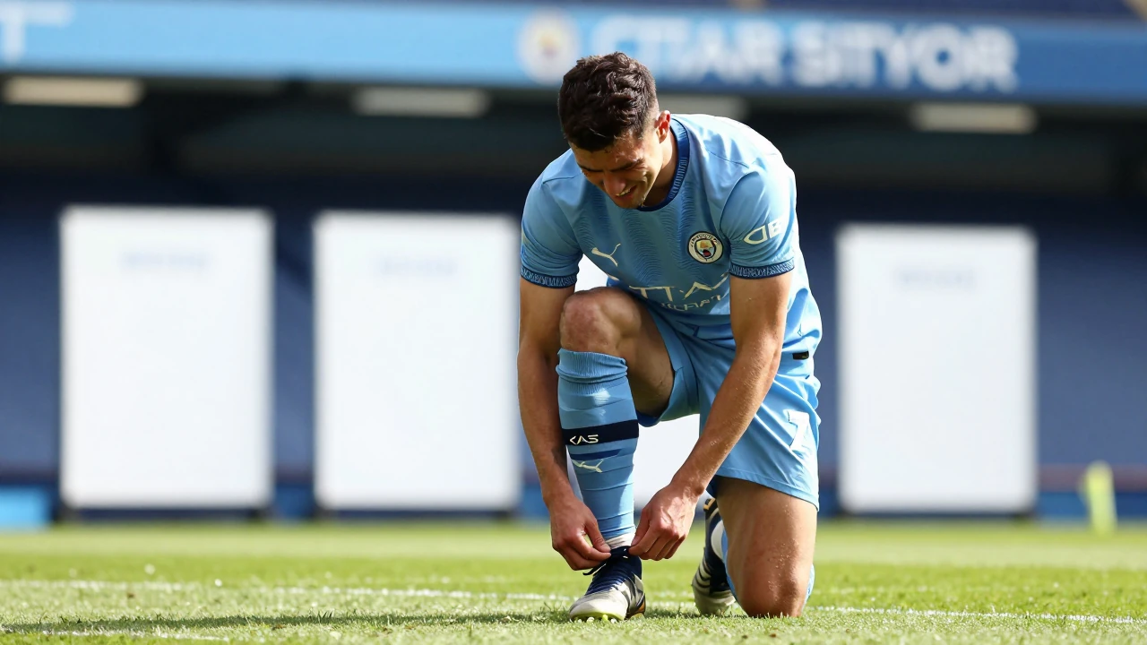Manchester City striker Erling Haaland suffered an injury on international duty with Norway, casting doubt on his...