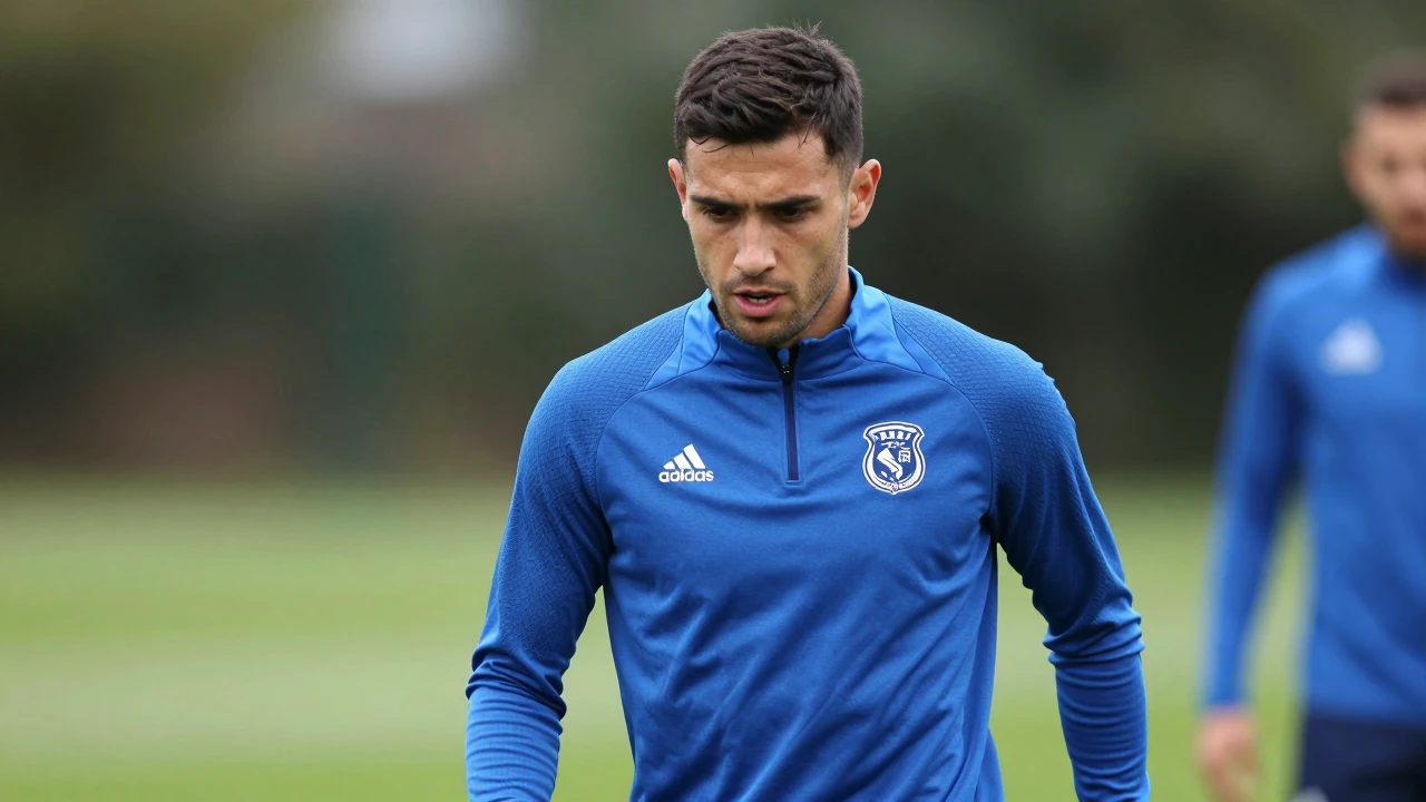 Rangers Football Club held a final training session ahead of their UEFA Conference League play-off match against FK...