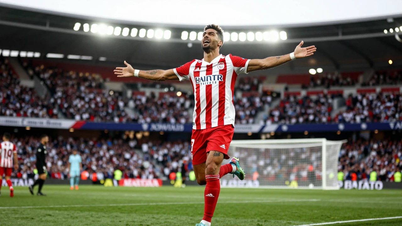 El argentino marcó el único gol del partido en el minuto 48, tras un pase de Grimaldo, para que el Atlético sume tres...