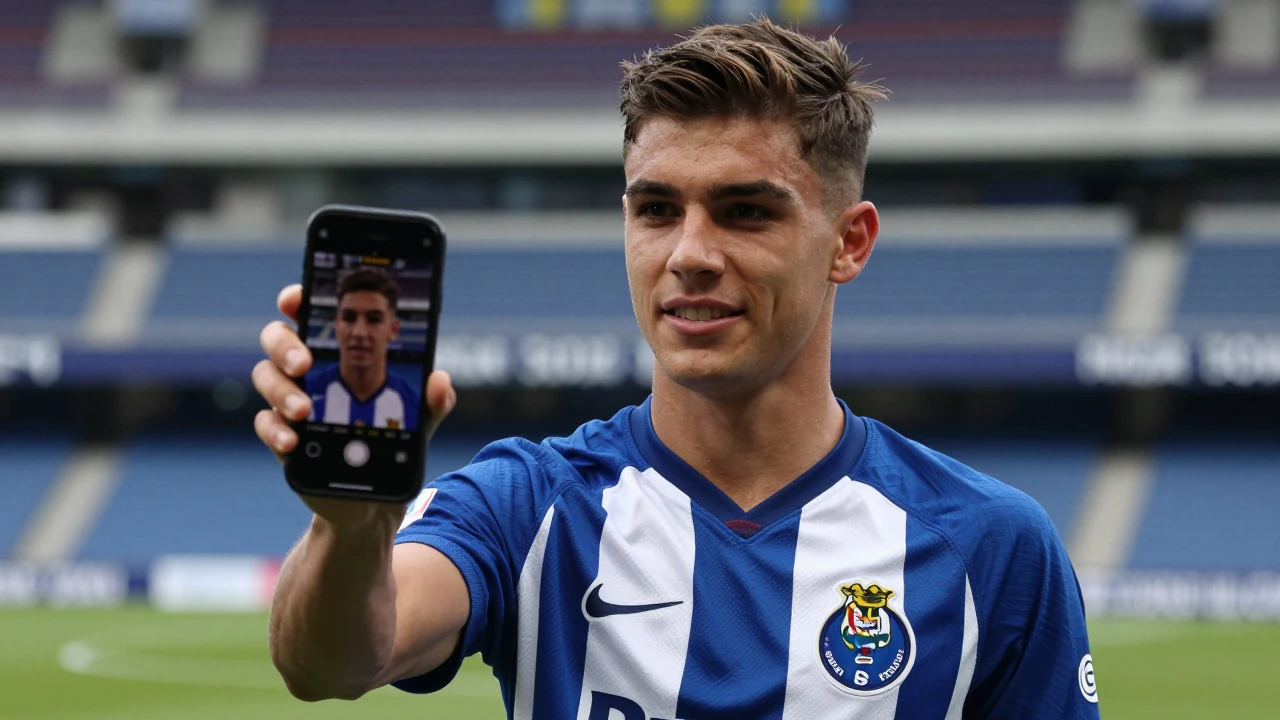 O meio-campista Rodrigo Mora despede-se do FC Porto com uma mensagem de agradecimento e gratidão